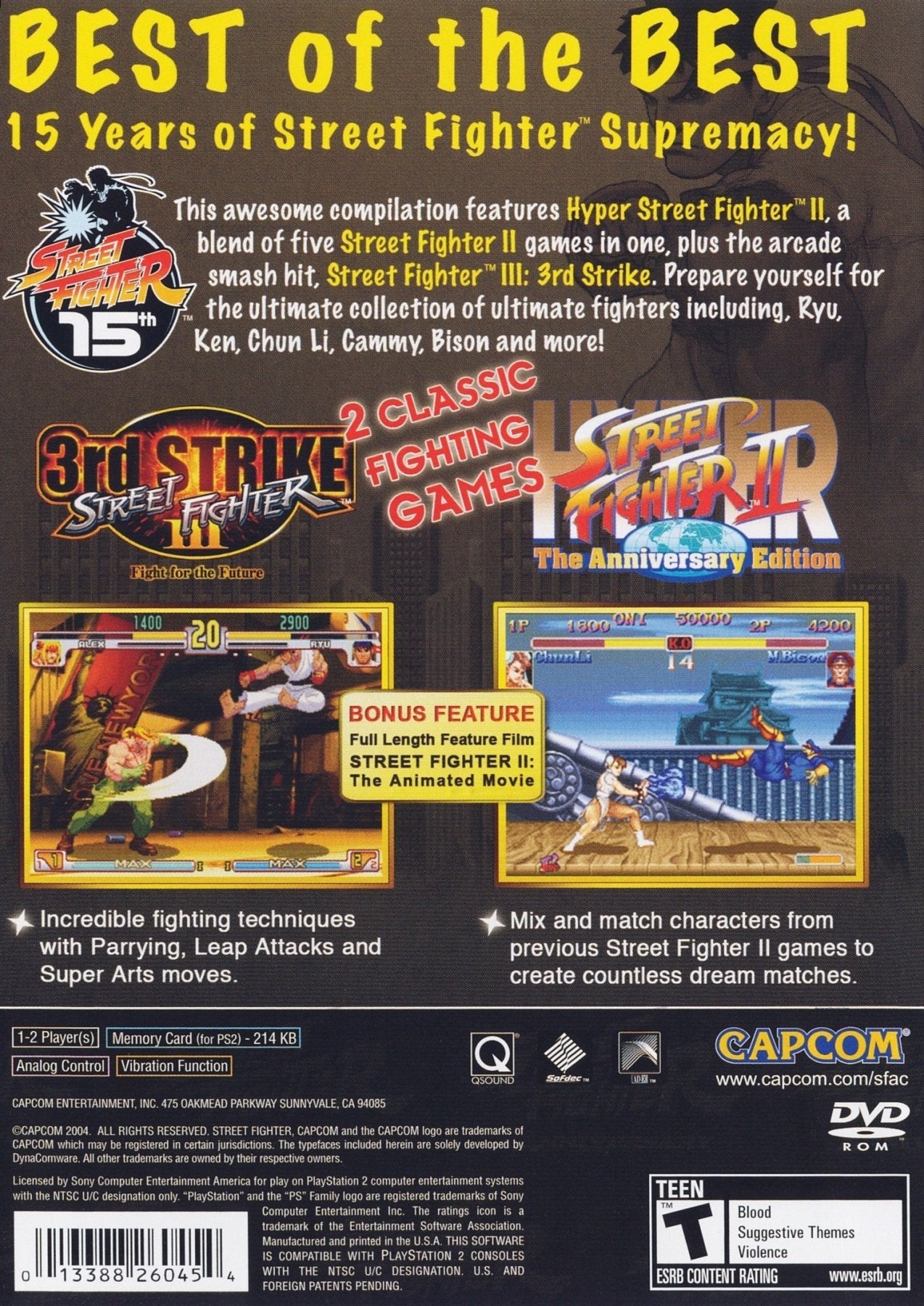 Street Fighter Anniversary - Playstation 2 - Retro Island Gaming