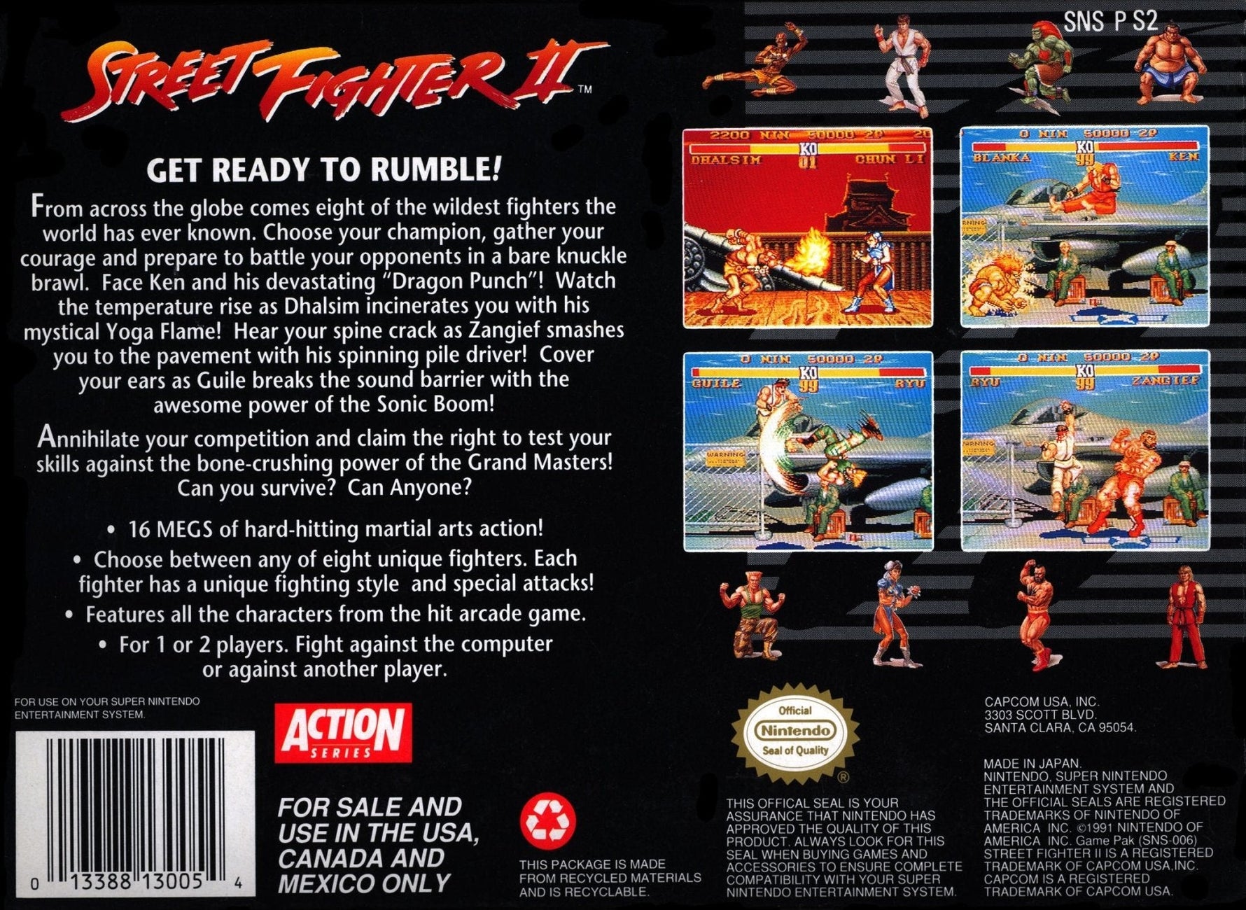 Street Fighter II - Super Nintendo - Retro Island Gaming