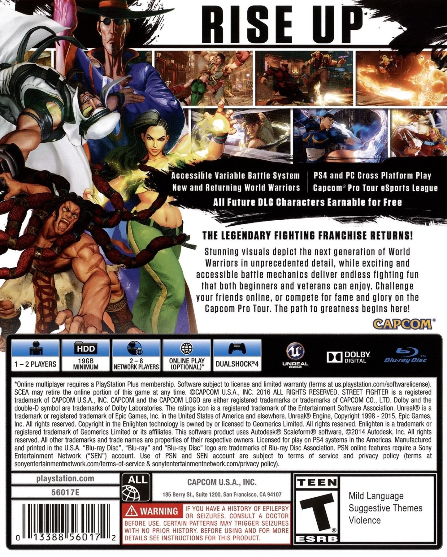 Street Fighter V [PlayStation Hits] - Playstation 4 - Retro Island Gaming