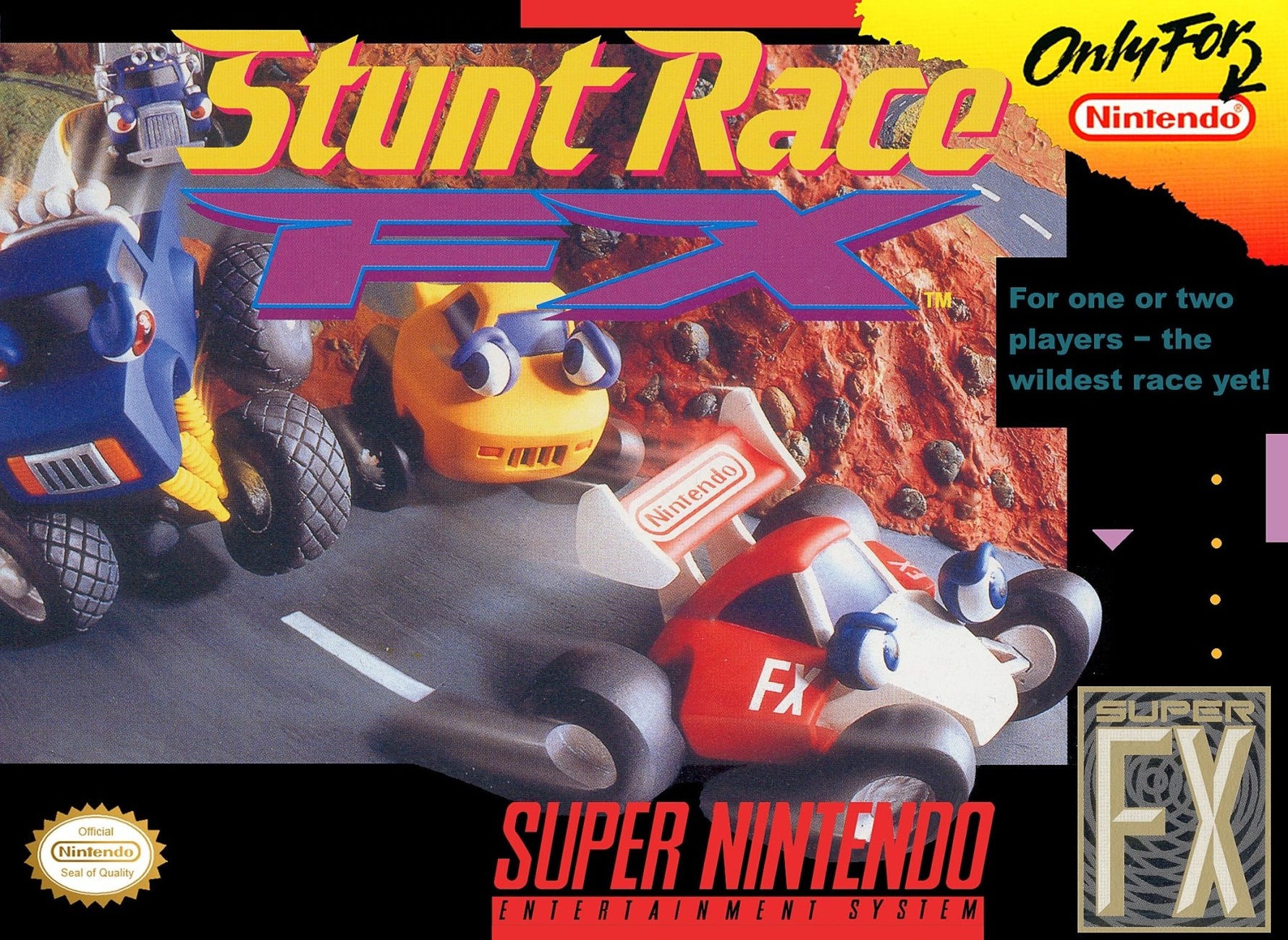 Stunt Race FX - Super Nintendo - Retro Island Gaming