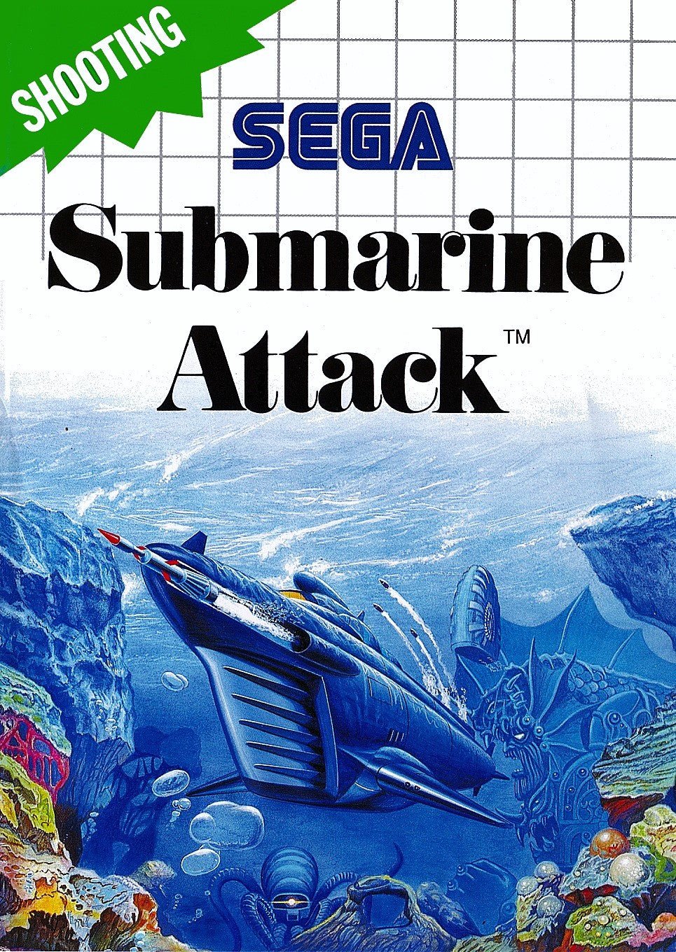 Submarine Attack - PAL Sega Master System - Retro Island Gaming