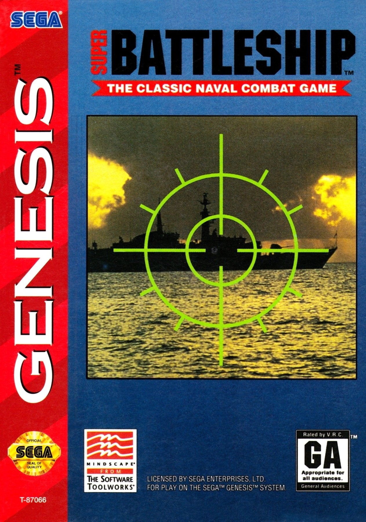 Super Battleship [Cardboard Box] - Sega Genesis - Retro Island Gaming