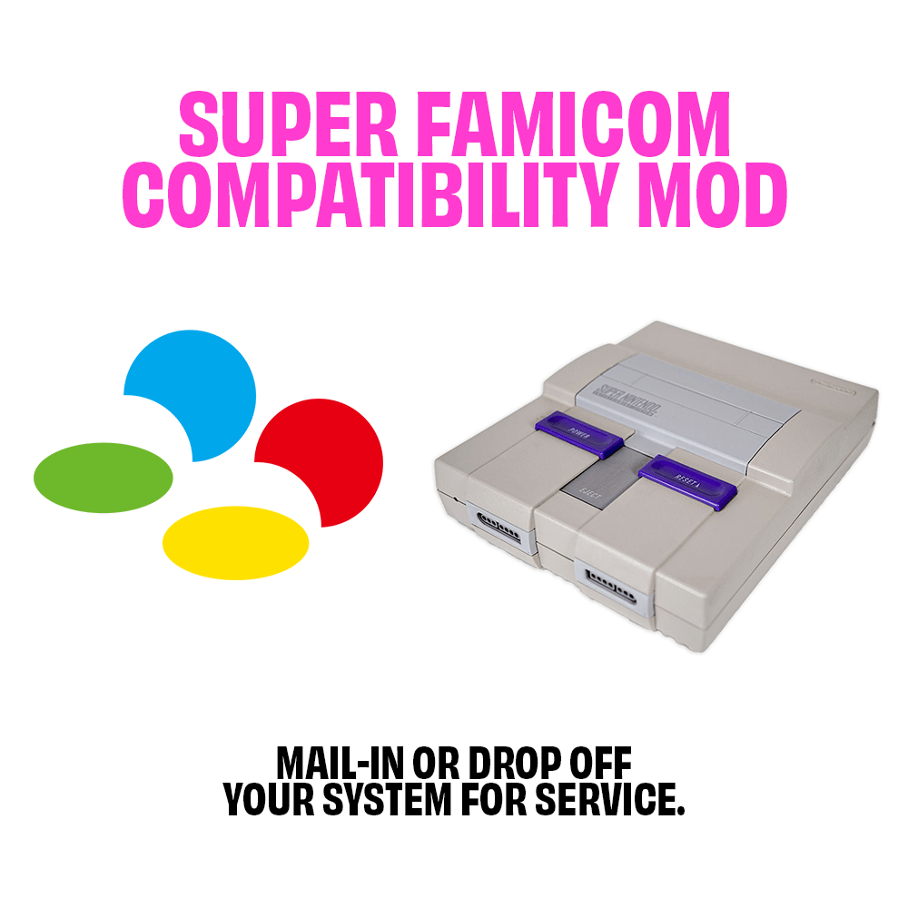 Super Famicom Compatibility Mod for SNES - Retro Island Gaming