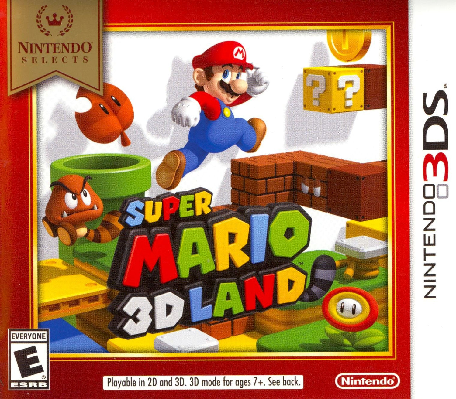 Super Mario 3D Land [Nintendo Selects] - Nintendo 3DS - Retro Island Gaming