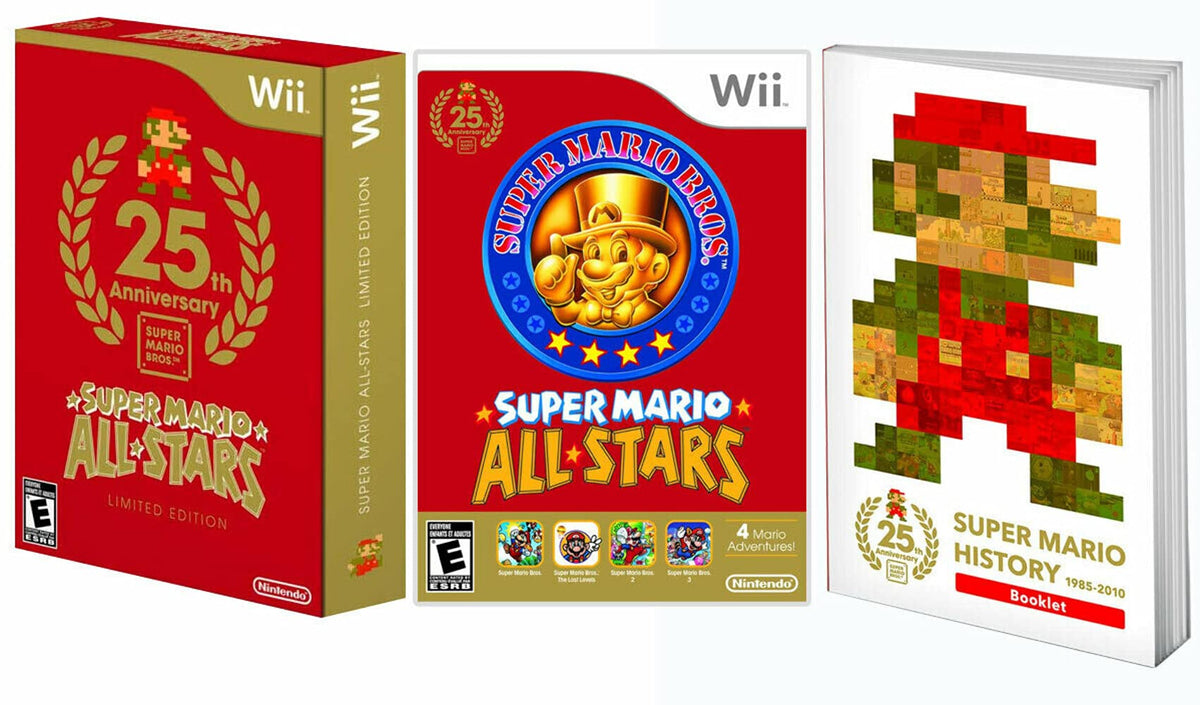 Super Mario All - Stars Limited Edition [with Cardboard Box & Soundtrack CD] - Wii - Retro Island Gaming