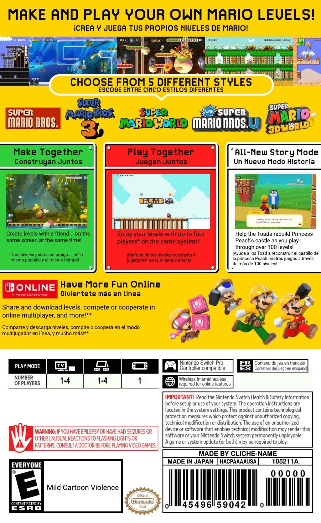 Super Mario Maker 2 - Nintendo Switch - Retro Island Gaming