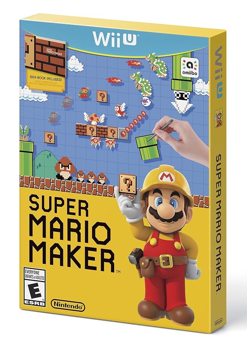 Super Mario Maker [Book Bundle] - Wii U - Retro Island Gaming
