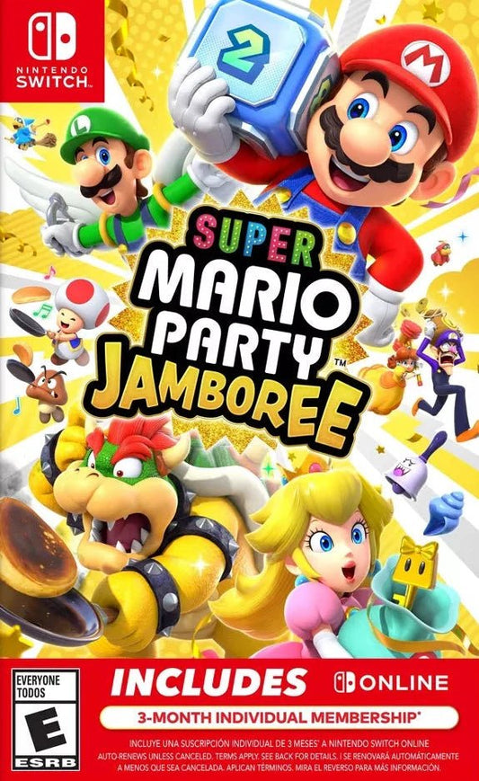 Super Mario Party Jamboree (with 3 - Month Nintendo Switch Online Membership) - Nintendo Switch - Retro Island Gaming