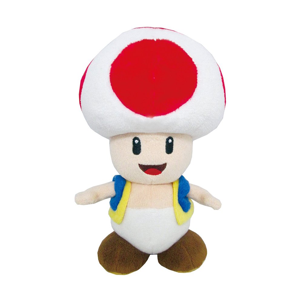 Super Mario Toad 8" Plush - Retro Island Gaming