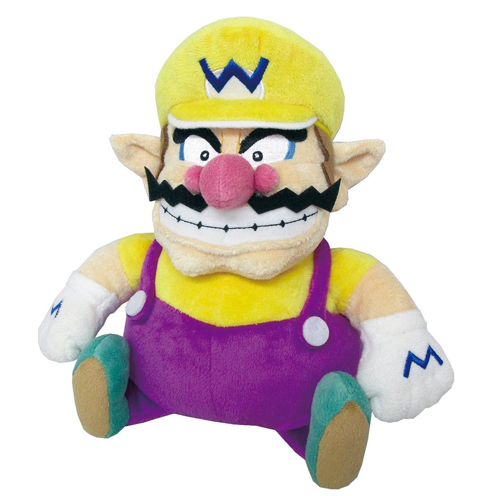 Super Mario Wario 10" Plush - Retro Island Gaming