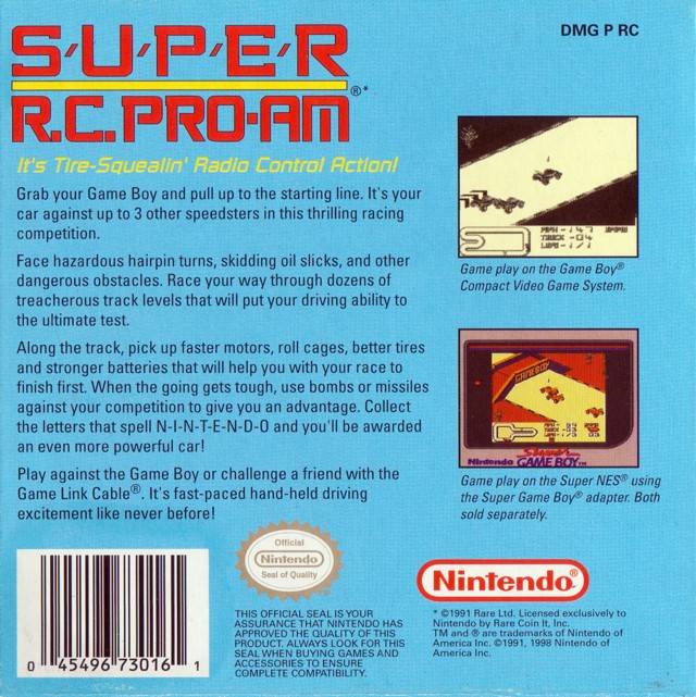 Super R.C. Pro - Am [Player's Choice] - GameBoy - Retro Island Gaming
