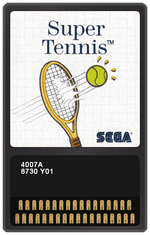 Super Tennis - Sega Master System - Retro Island Gaming