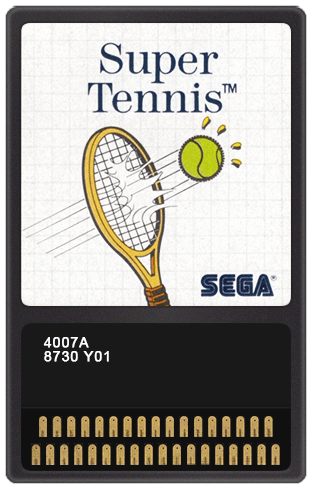 Super Tennis - Sega Master System - Retro Island Gaming
