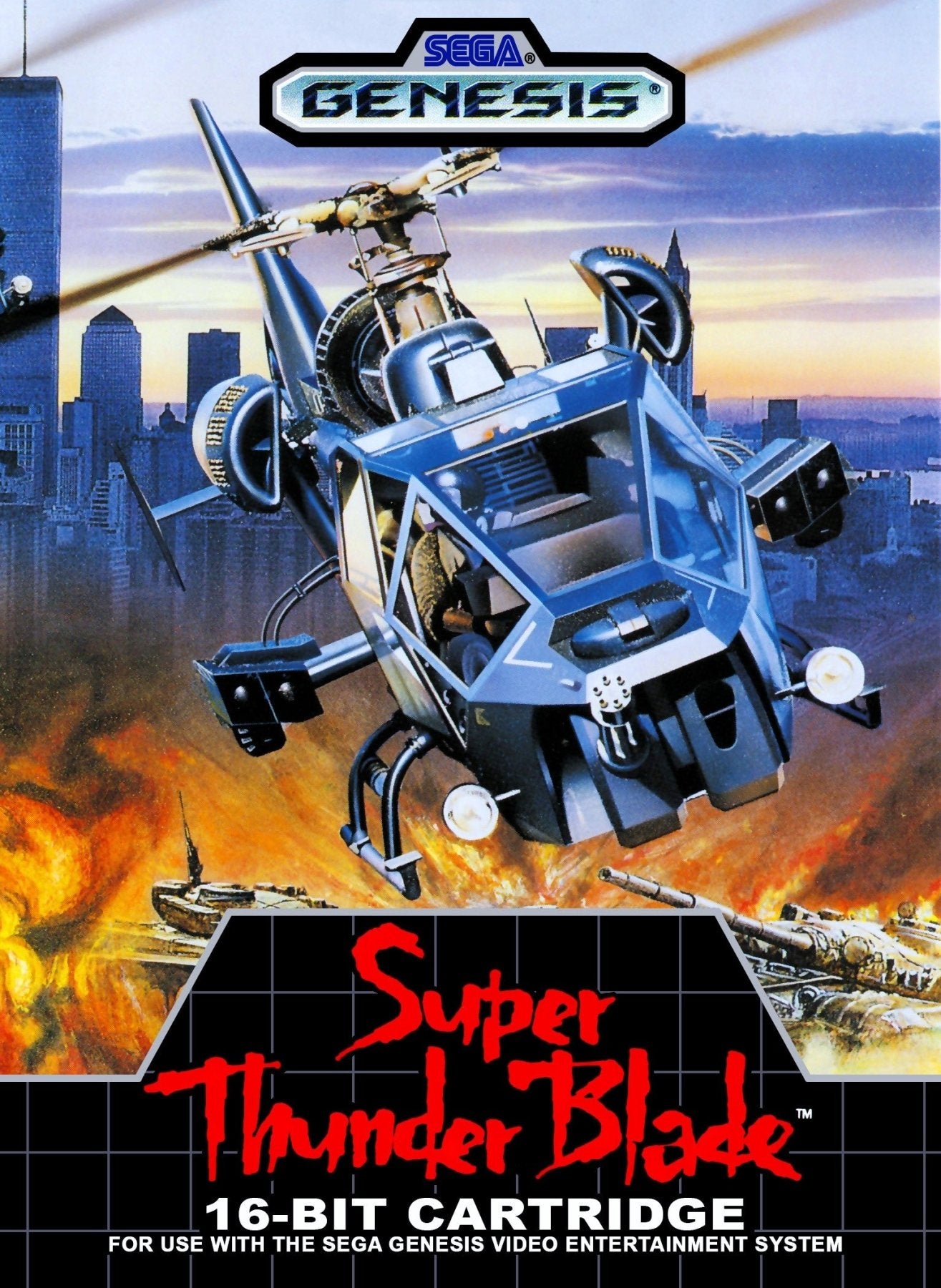 Super Thunder Blade - Sega Genesis - Retro Island Gaming