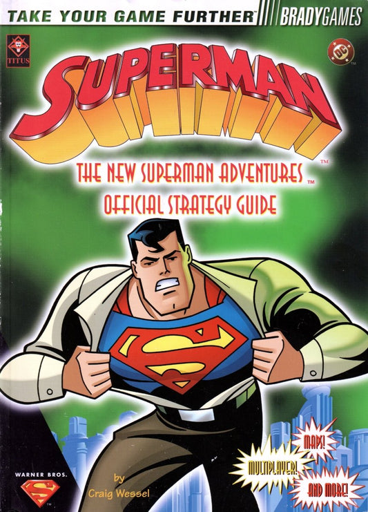 Superman 64 Official Strategy Guide - Guide Book - Retro Island Gaming