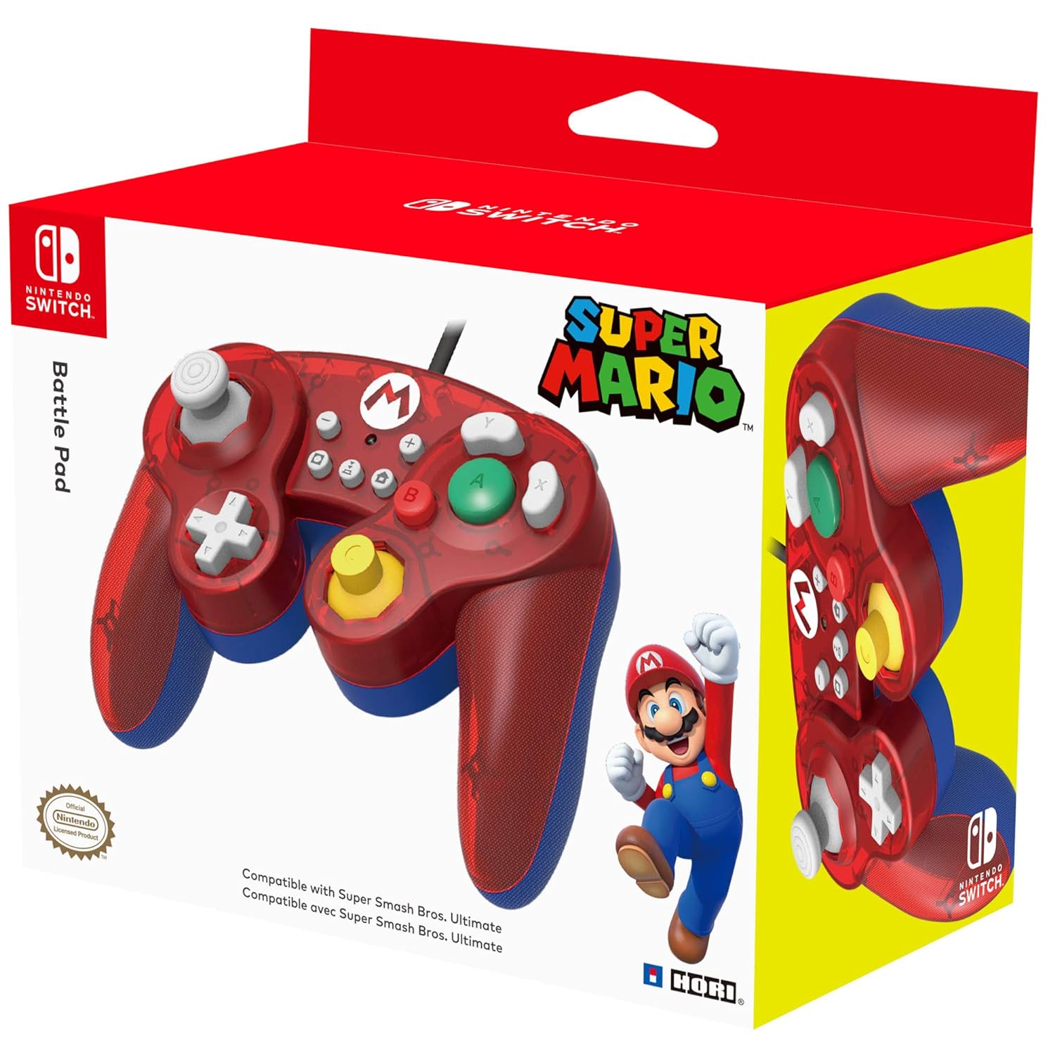Switch Battle Pad Controller (Mario) - Hori – Retro Island Gaming