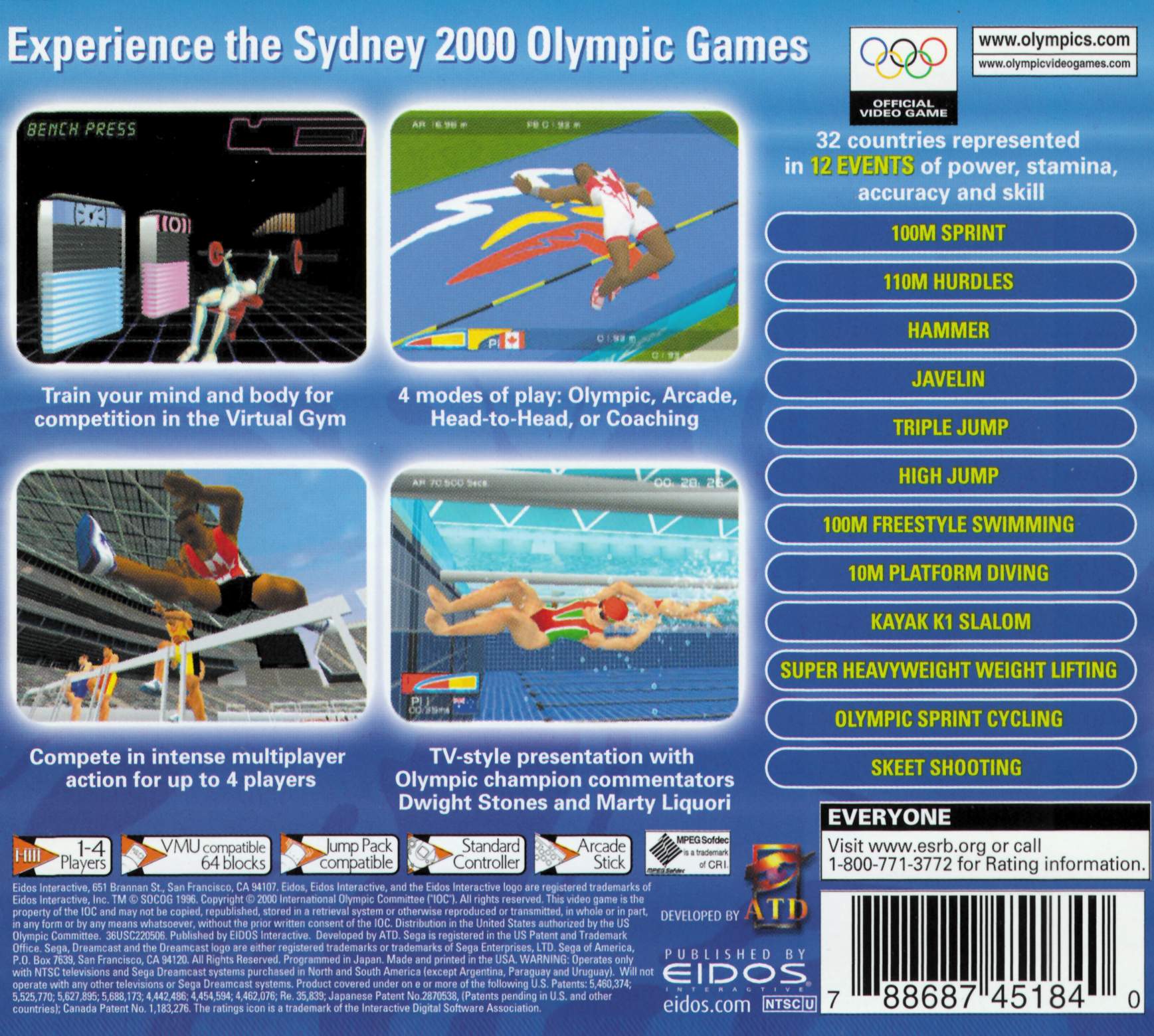 Sydney 2000 - Sega Dreamcast - Retro Island Gaming