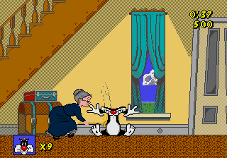 Sylvester and Tweety in Cagey Capers - Sega Genesis - Retro Island Gaming