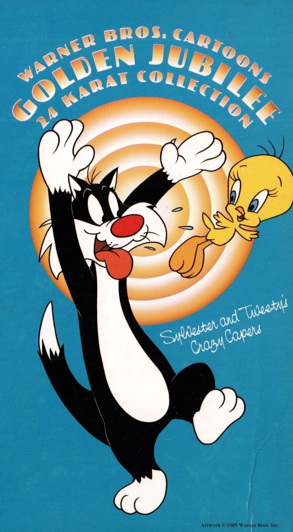 Sylvester and Tweety's Crazy Capers - 24 Karat Collection - VHS - Retro Island Gaming