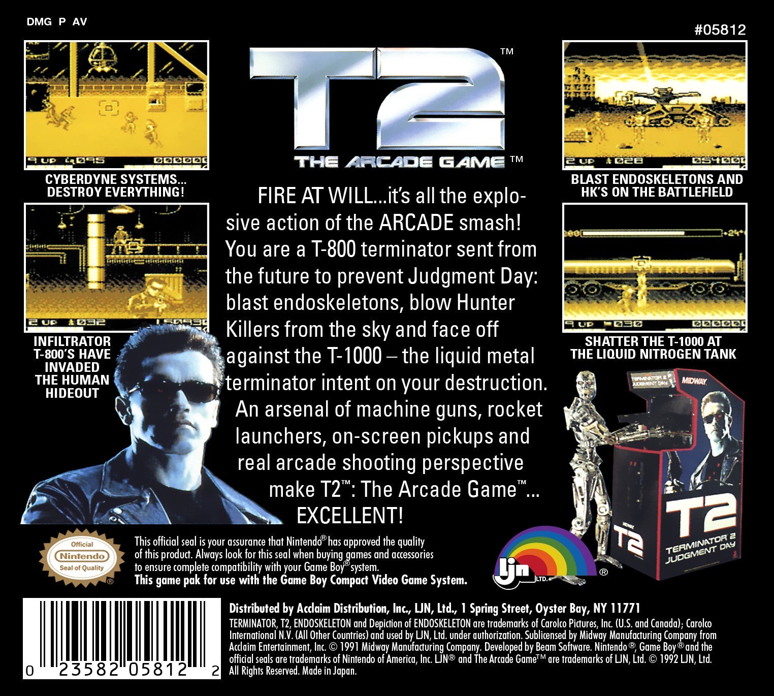 T2 The Arcade Game - GameBoy - Retro Island Gaming