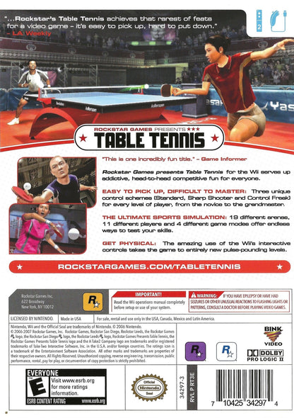 Table Tennis - Wii - Retro Island Gaming