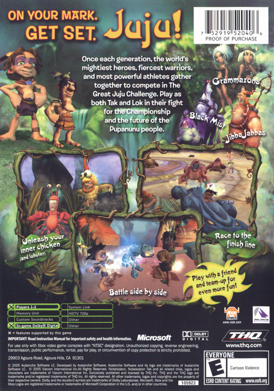 Tak Great Juju Challenge - Xbox - Retro Island Gaming