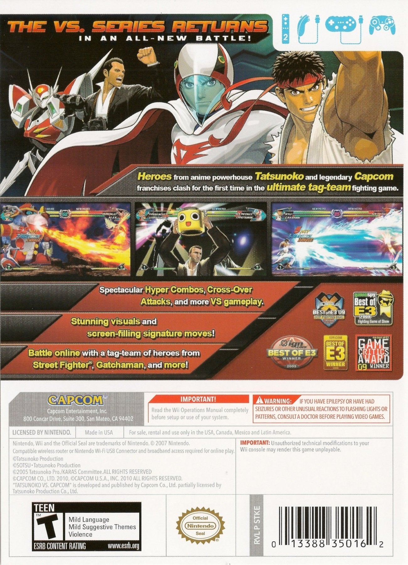 Tatsunoko vs. Capcom: Ultimate All Stars - Wii - Retro Island Gaming