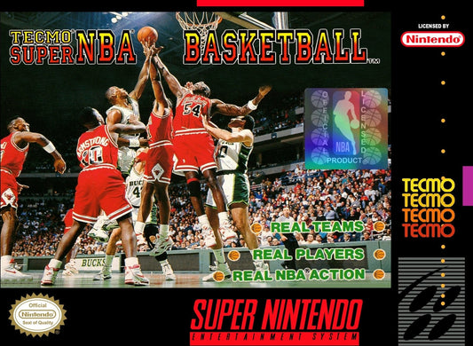 Tecmo Super NBA Basketball - Super Nintendo - Retro Island Gaming