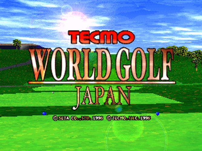 Tecmo World Golf - Playstation - Retro Island Gaming