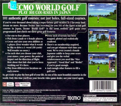 Tecmo World Golf - Playstation - Retro Island Gaming