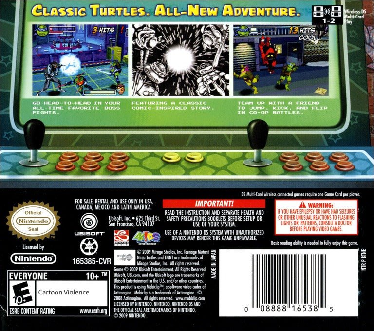 Teenage Mutant Ninja Turtles: Arcade Attack - Nintendo DS - Retro Island Gaming
