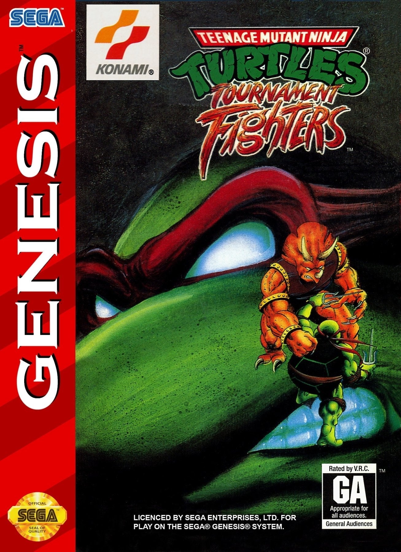 Teenage Mutant Ninja Turtles Tournament Fighters - Sega Genesis - Retro Island Gaming