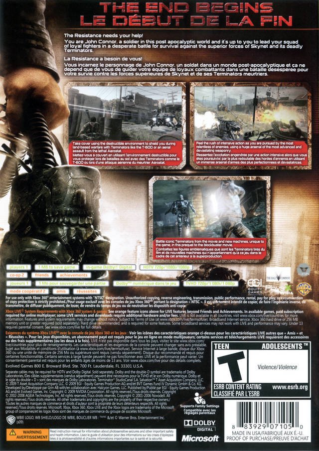 Terminator Salvation - Xbox 360 - Retro Island Gaming