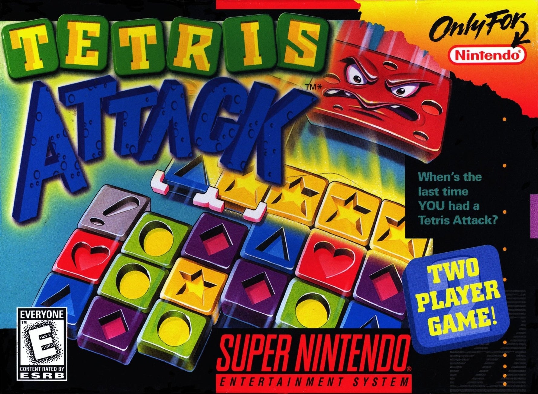 Tetris Attack - Super Nintendo - Retro Island Gaming