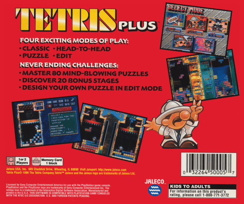 Tetris Plus [Greatest Hits] - Playstation - Retro Island Gaming
