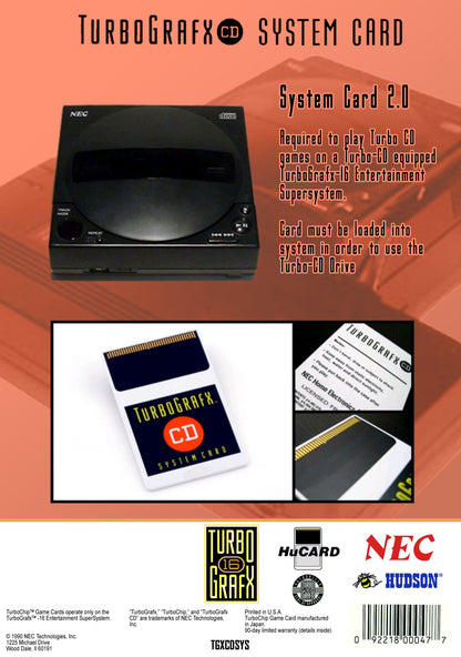 TurboGrafx-CD System Card - TurboGrafx-16