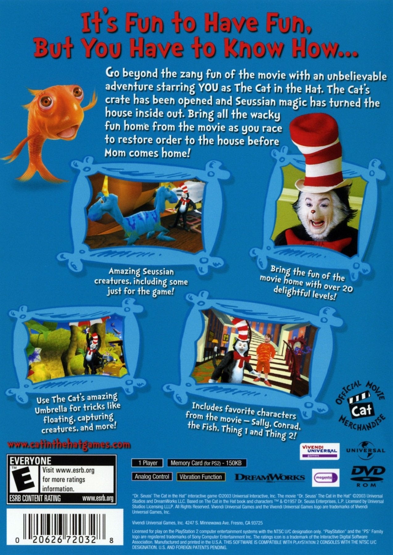 The Cat in the Hat - Playstation 2 - Retro Island Gaming