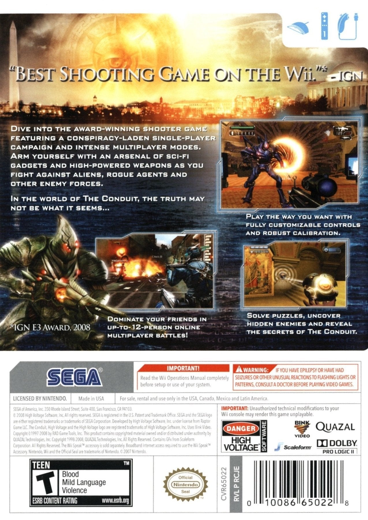The Conduit - Wii - Retro Island Gaming