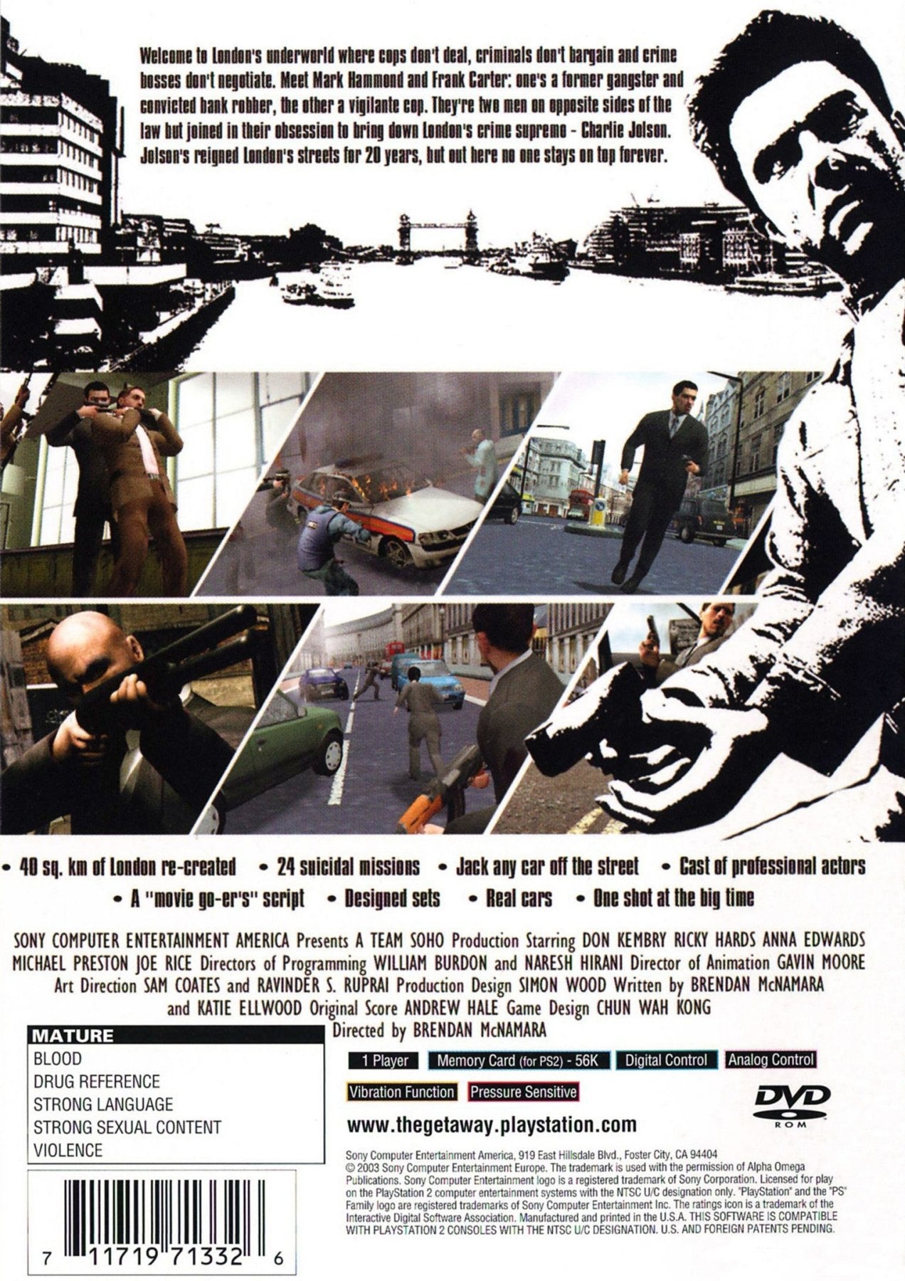 The Getaway [Greatest Hits] - Playstation 2 - Retro Island Gaming