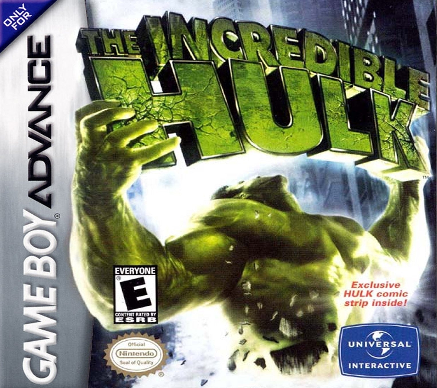 The Incredible Hulk - GameBoy Advance - Retro Island Gaming