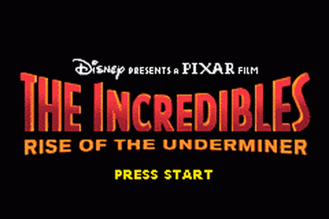 The Incredibles Rise of the Underminer - GameBoy Advance - Retro Island Gaming
