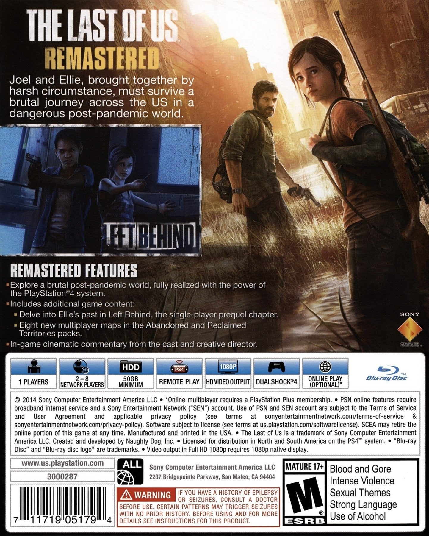The Last of Us Remastered - Playstation 4 - Retro Island Gaming