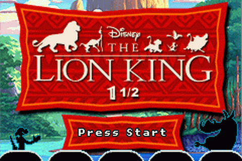 The Lion King 1 1/2 - GameBoy Advance - Retro Island Gaming