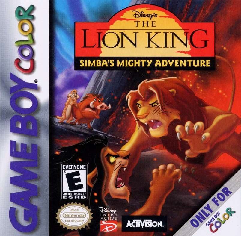 The Lion King Simbas Mighty Adventure - GameBoy Color - Retro Island Gaming