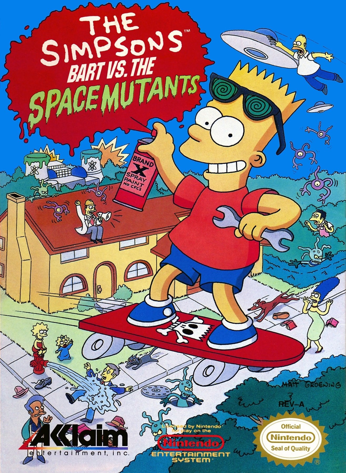 The Simpsons Bart vs the Space Mutants - NES - Retro Island Gaming