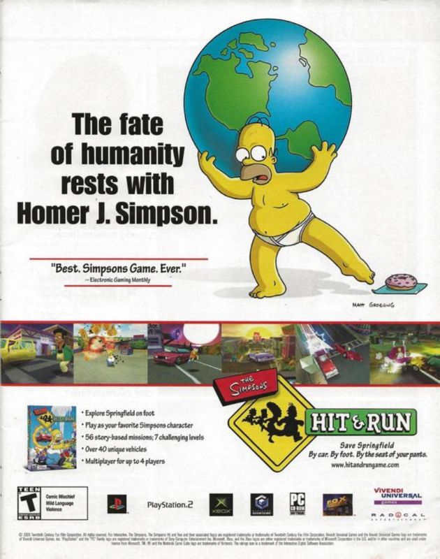 The Simpsons Hit and Run [Greatest Hits] - Playstation 2 - Retro Island Gaming