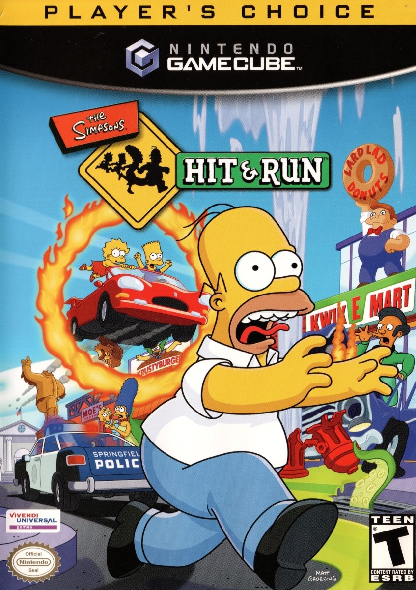 The Simpsons Hit and Run [Player's Choice] - Gamecube - Retro Island Gaming