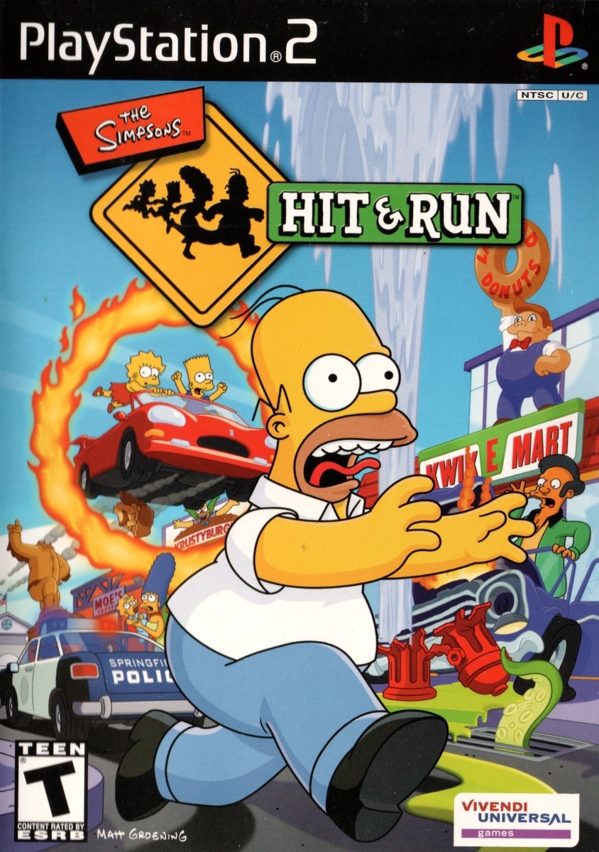 The Simpsons Hit and Run - Playstation 2 - Retro Island Gaming