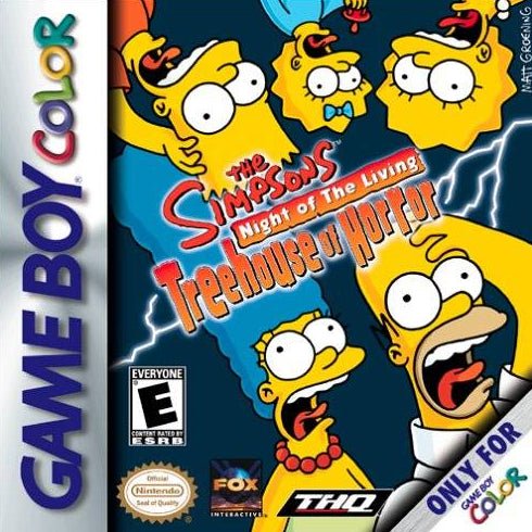 The Simpsons Night of the Living Treehouse of Horror - GameBoy Color - Retro Island Gaming