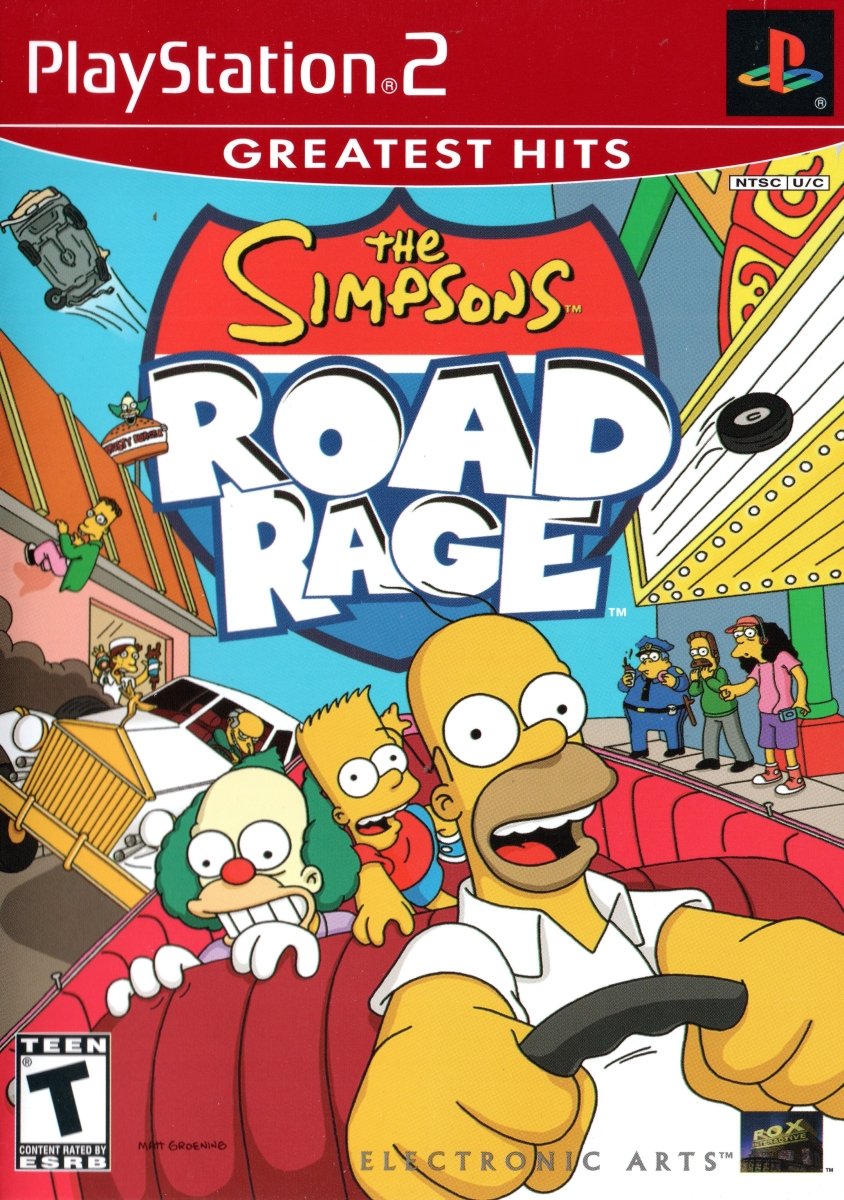 The Simpsons Road Rage [Greatest Hits] - Playstation 2 - Retro Island Gaming